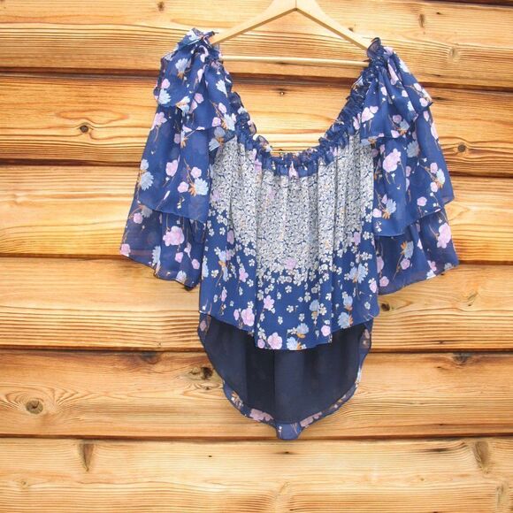 Misa Los Angeles Penille Floral Halter Top - Picture 6 of 10